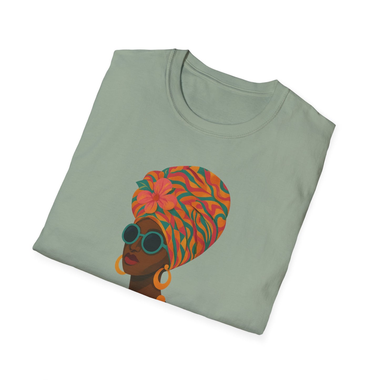 Inspirational Graphic T-Shirt, Unisex Softstyle Tee, Faith-Based Apparel, African American Pride, Gift for Her