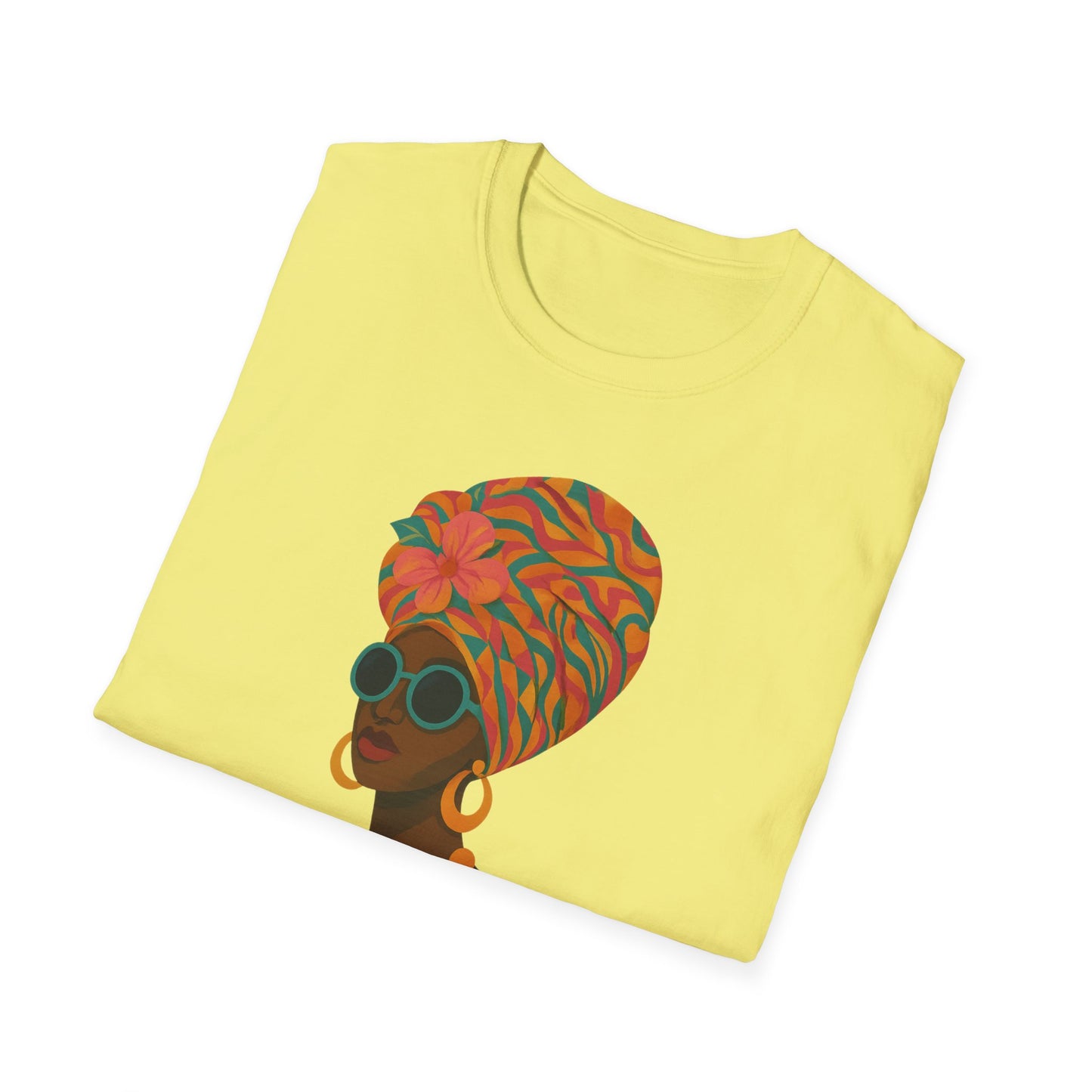 Inspirational Graphic T-Shirt, Unisex Softstyle Tee, Faith-Based Apparel, African American Pride, Gift for Her
