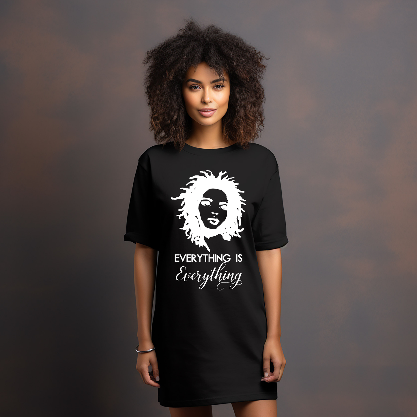 Everything Is Everything T-shirt - Positive Vibes, Soft Cotton, Unisex Fit - Two Anointed Hands