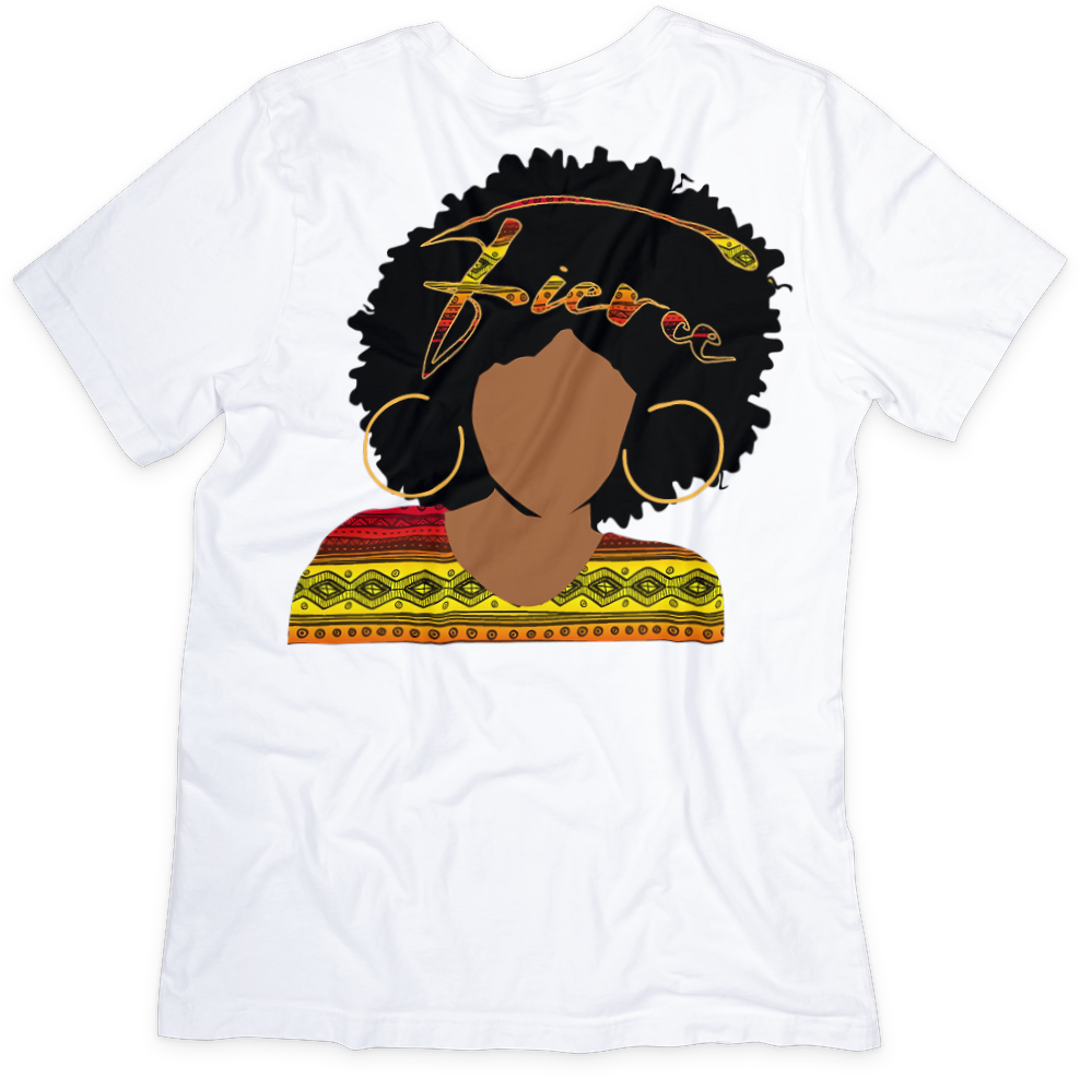 Fierce T-shirt - Empowering Message, Soft Cotton, Unisex Fit - Two Anointed Hands