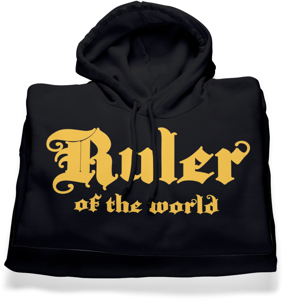 Ruler of the World Inspirational Hoodie - Two Anointed Hands