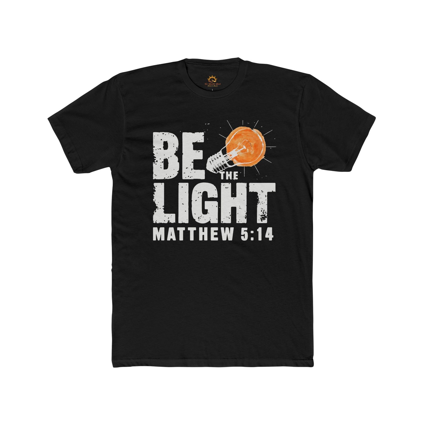 Inspirational Unisex Cotton Crew Tee - Be The Light, Motivational Shirt, Faith-Based Apparel, Gift for Christians, Everyday Wear
