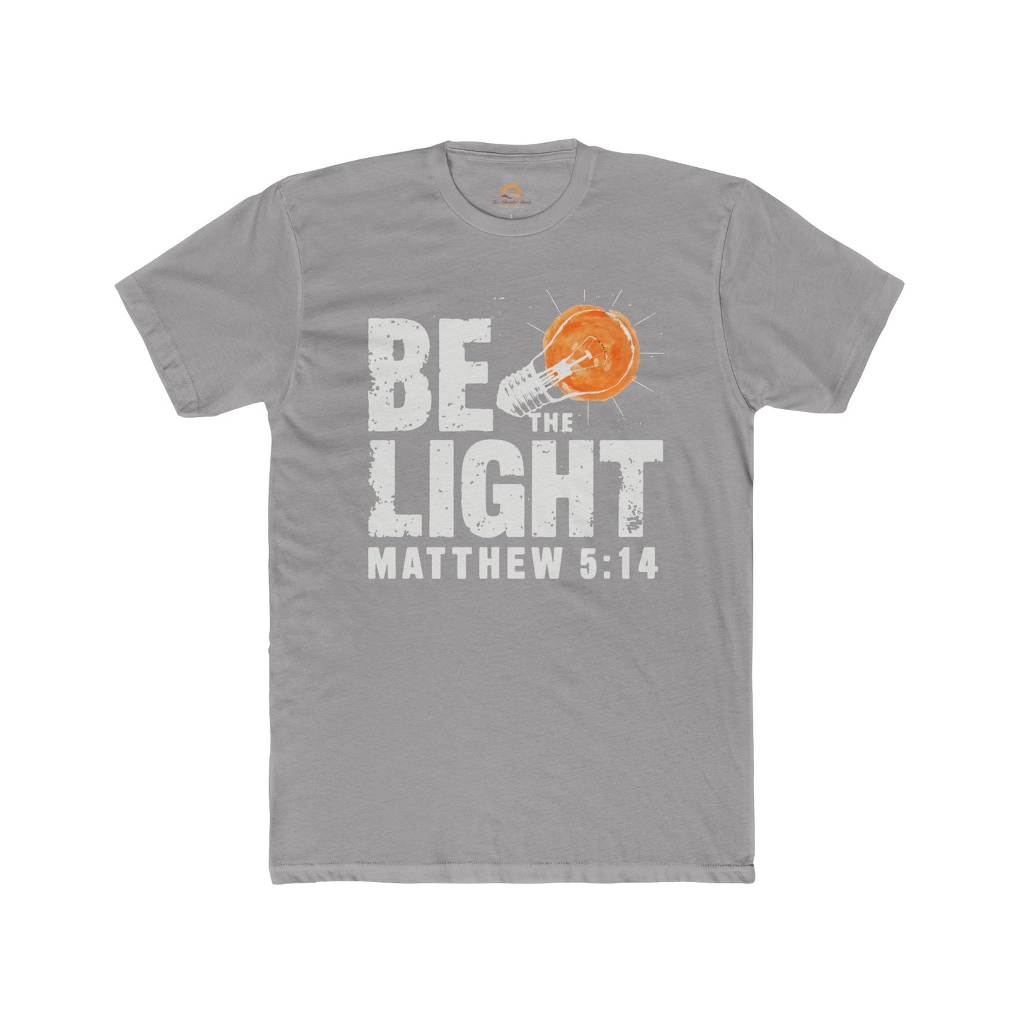 Inspirational Unisex Cotton Crew Tee - Be The Light, Motivational Shirt, Faith-Based Apparel, Gift for Christians, Everyday Wear