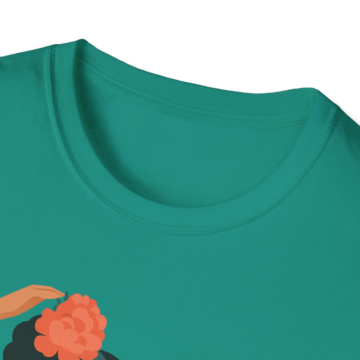 Frida Kahlo Inspired Unisex Softstyle T-Shirt - Empowering Art Tee