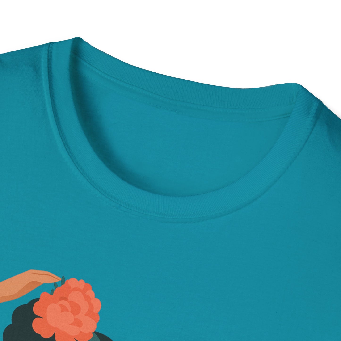 Frida Kahlo Inspired Unisex Softstyle T-Shirt - Empowering Art Tee