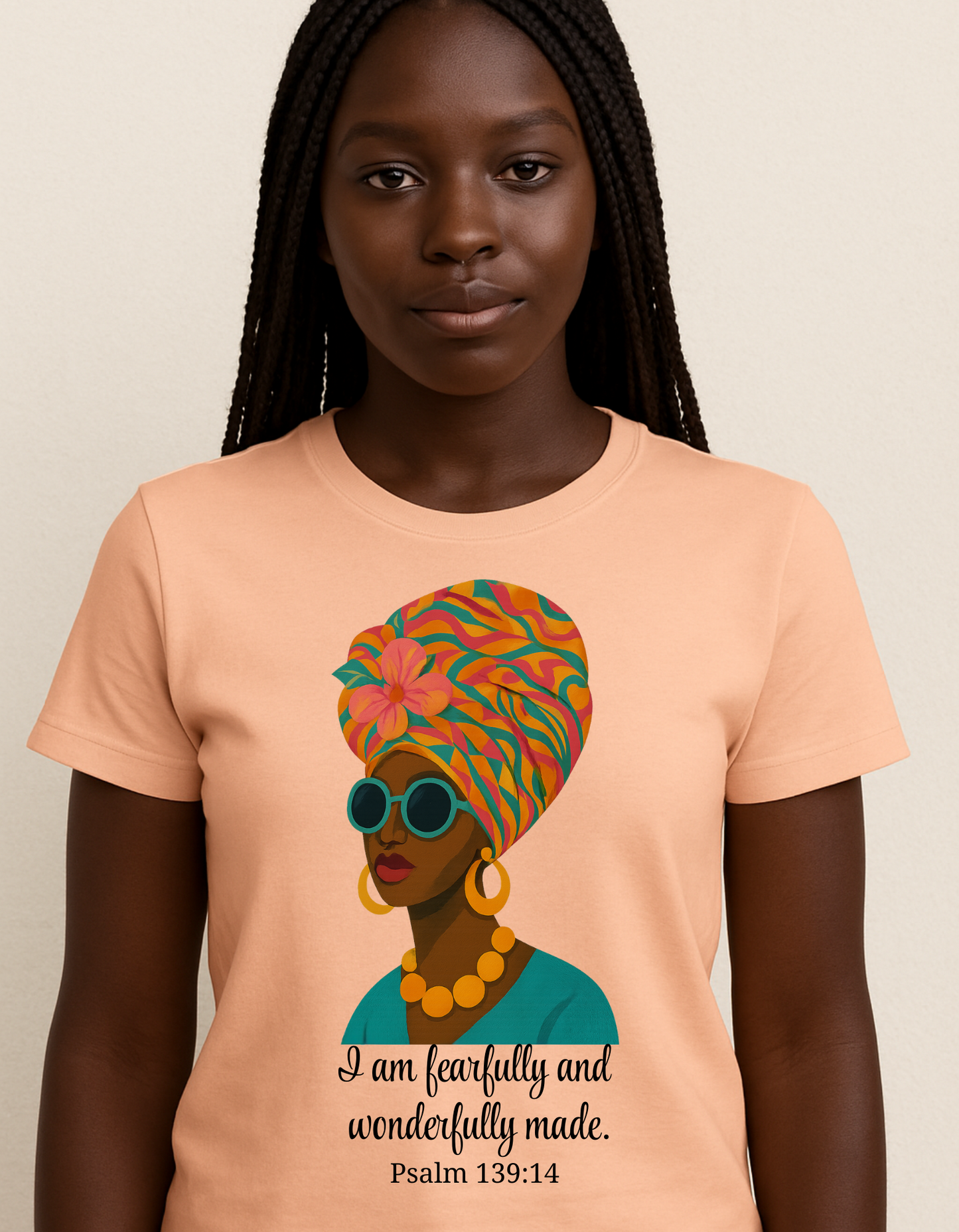 Inspirational Graphic T-Shirt, Unisex Softstyle Tee, Faith-Based Apparel, African American Pride, Gift for Her