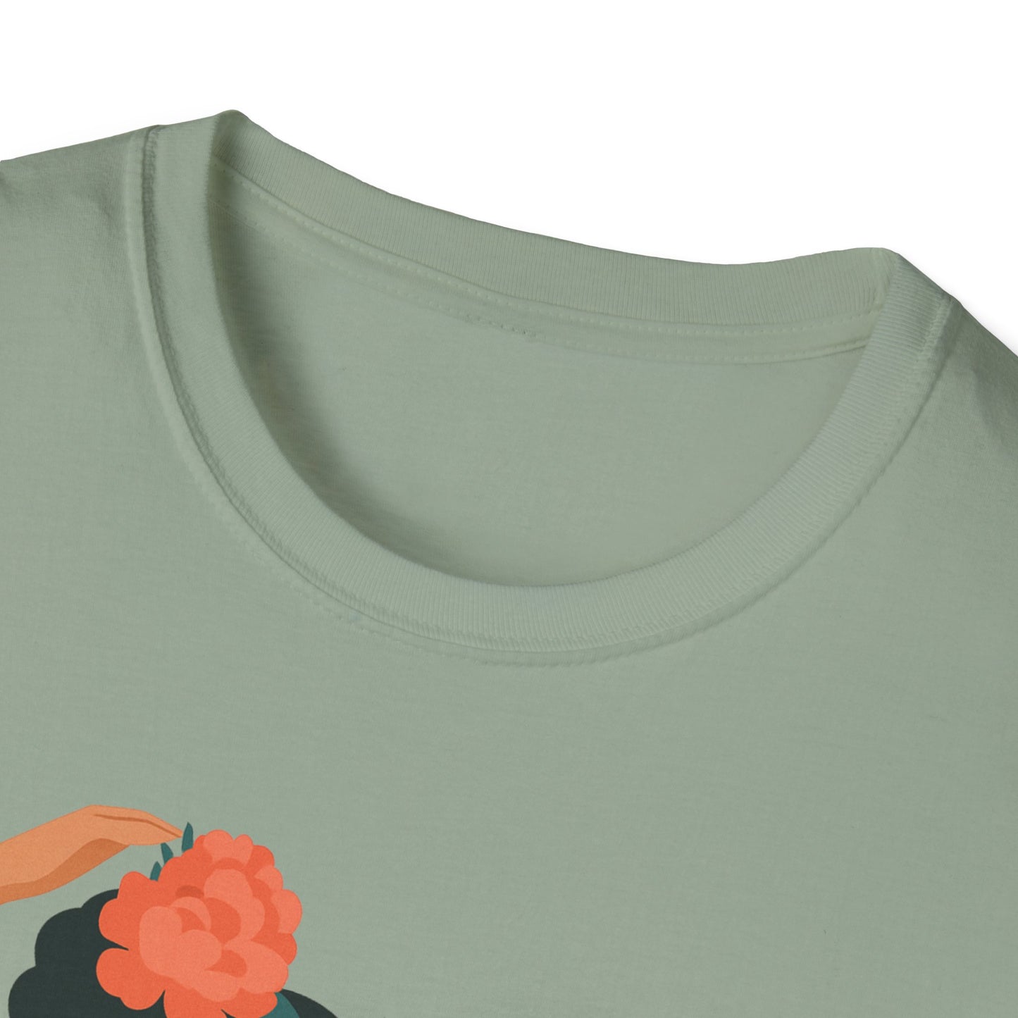 Frida Kahlo Inspired Unisex Softstyle T-Shirt - Empowering Art Tee