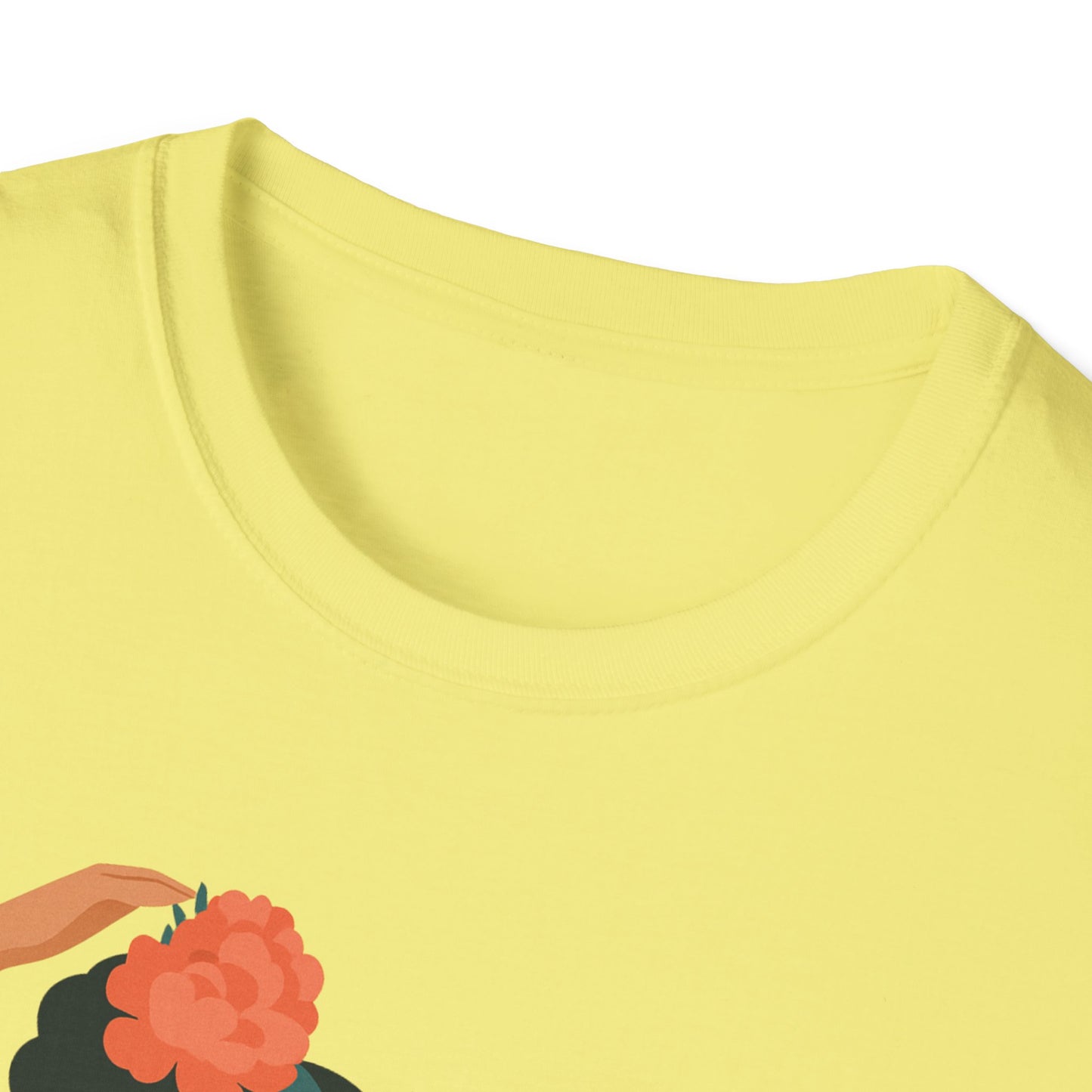 Frida Kahlo Inspired Unisex Softstyle T-Shirt - Empowering Art Tee