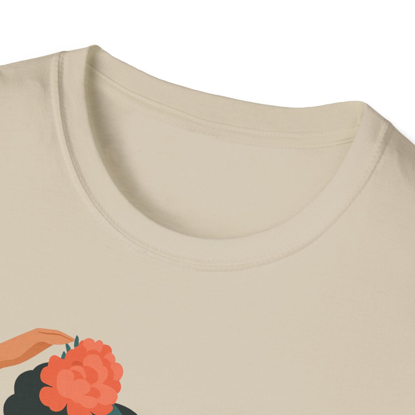 Frida Kahlo Inspired Unisex Softstyle T-Shirt - Empowering Art Tee