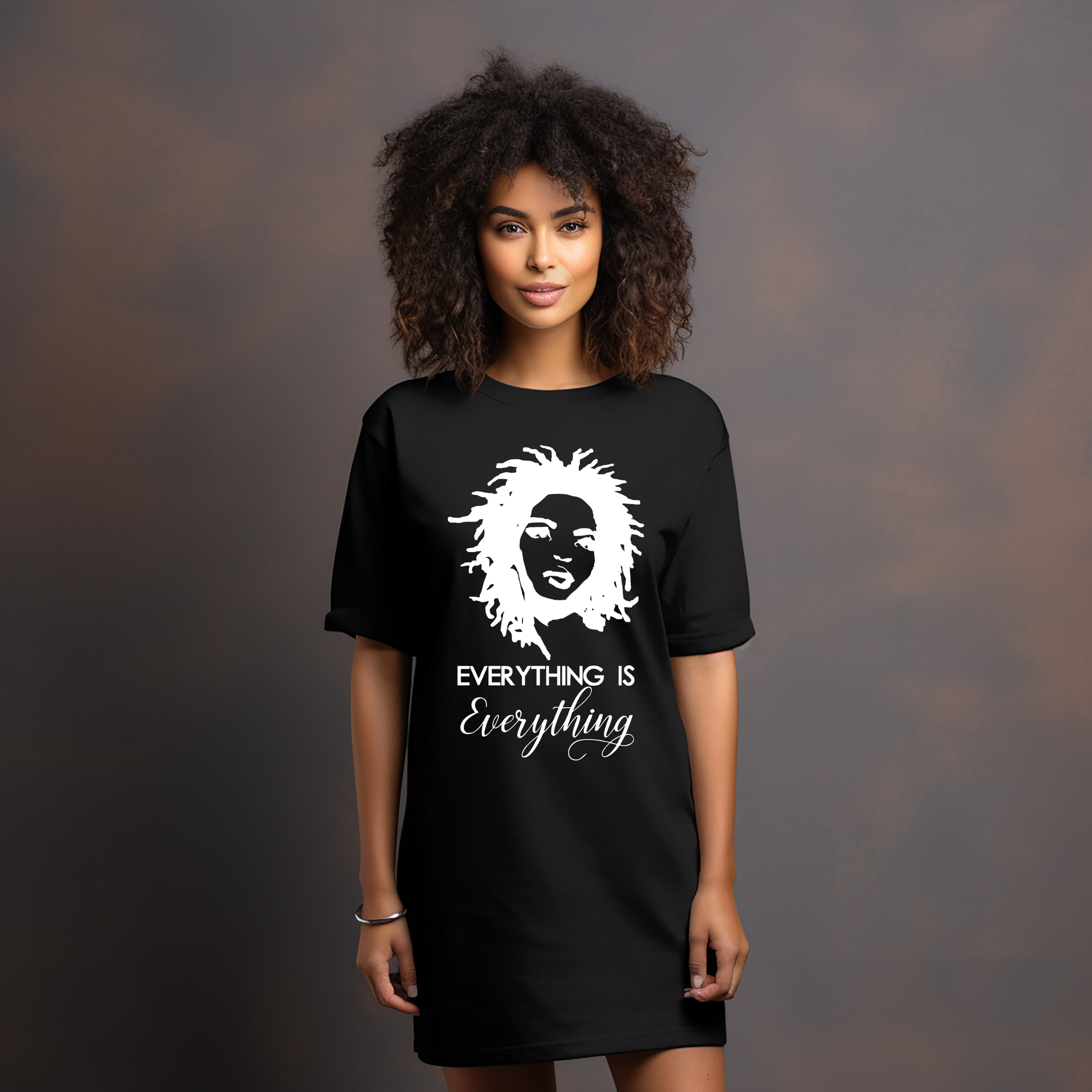 Everything Is Everything T-shirt - Positive Vibes, Soft Cotton, Unisex Fit - Two Anointed Hands