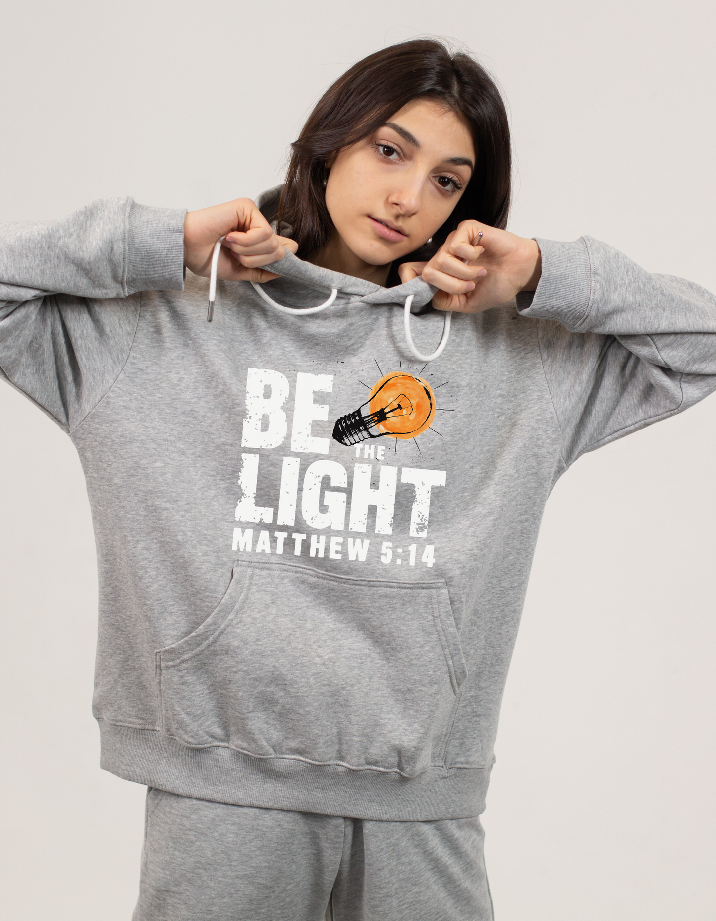 Be the Light Hoodie/Crewneck - Two Anointed Hands