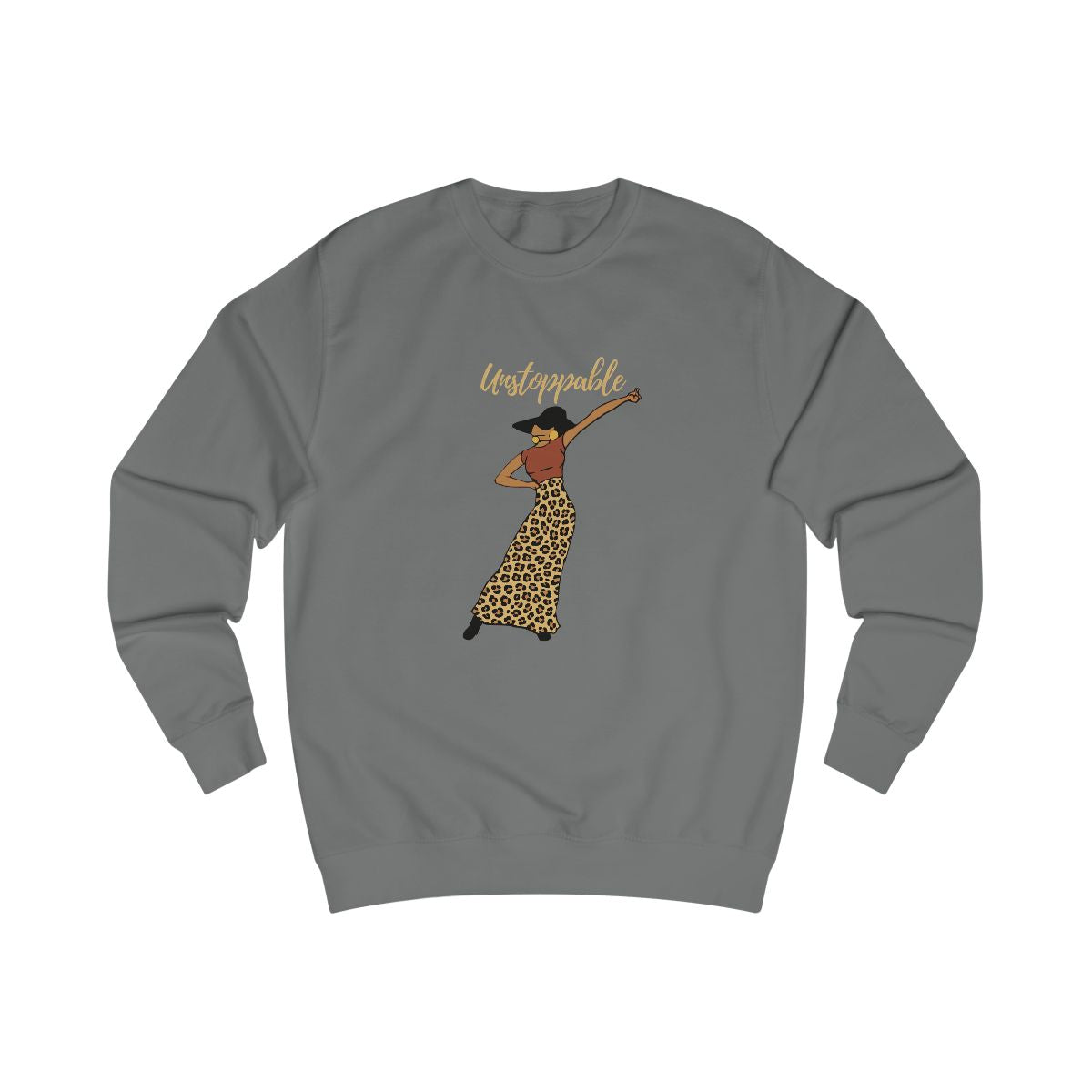 Unstoppable Women’s Graphic T-Shirt | African American Woman Art Tee | Black Woman Empowerment Shirt, Woman Tee, Women’s Statement Tee