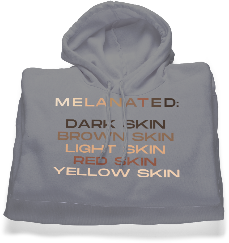 Melanated Pride Cultural Hoodie - Two Anointed Hands
