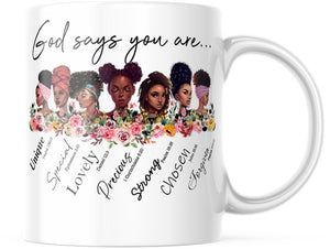 Two Anointed Hands - God Says You Are Mug 