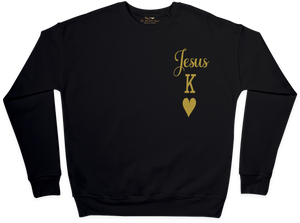 Jesus King of Hearts Sweatshirt