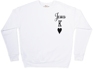 Jesus King of Hearts Sweatshirt